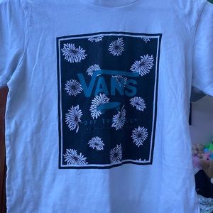 Vans flower crop top